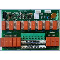 Carte CONV de 8 relais supervisés avec carte 8 relais contacts secs NO/NF