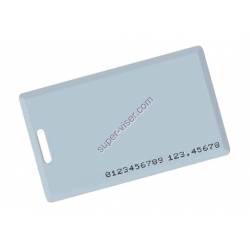 Badge de proximité 125 khz EM ID format carte de crédit épaisse avec perforation