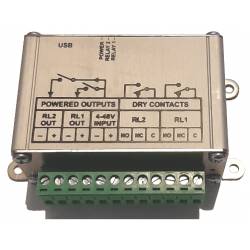 Interface USB 2 relais pour plateforme SmartView