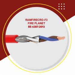 Bobine de 100m câble 2x1mm² rigide résistant au feu blindé avec drain de masse