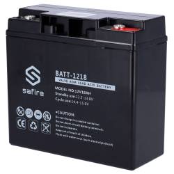 Batterie rechargeable 12V 18Ah sans entretien Safire