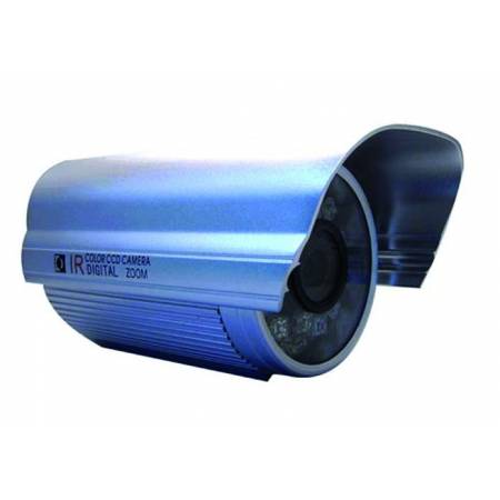 Caméra 1,3MP IP H264 int. 24xIR-LED 6mm Micro audio PoE et12Vdc 
