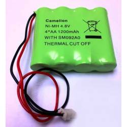 Pack pile lithium rechargeable de remplacement pour MG6250 Paradox MGPILE6250